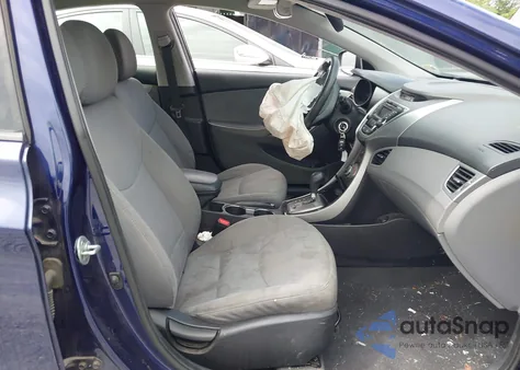 2013 Hyundai Elantra Gls z USA, uszkodzony, nr VIN 5NPDH4AE6DH249391